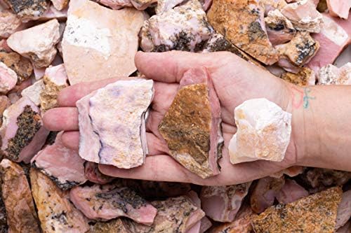 Fantasia Natural Pink Opal Rough Stones 12 lb from Peru 1