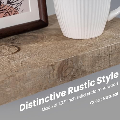 Floating Shelves 8 Inch Deep Rustic Reclaimed Barnwood