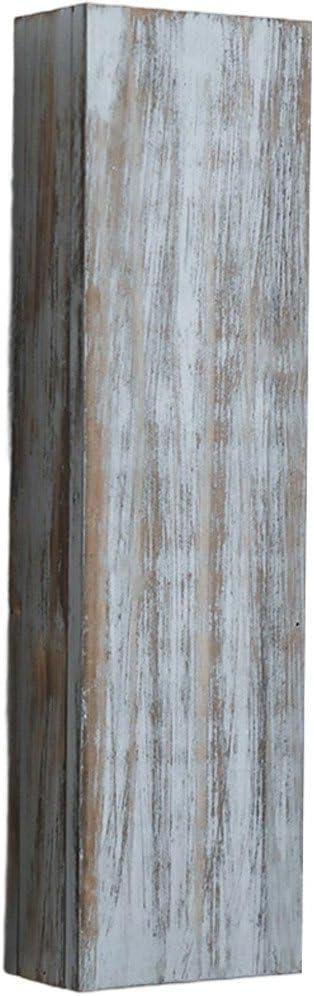 Wood Wall Planter for Indoor Plants and Dried Flowers Decor