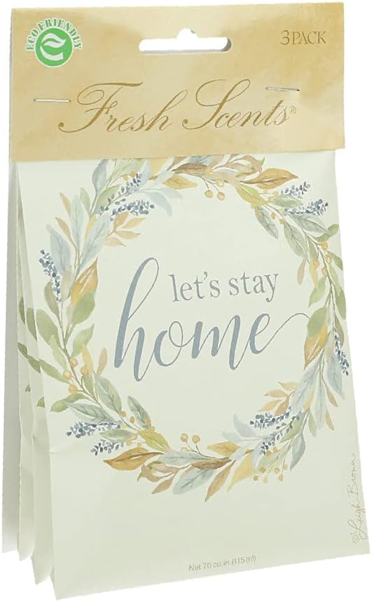 Fresh Scents Scented Sachet 3 Pack Lets Stay Home