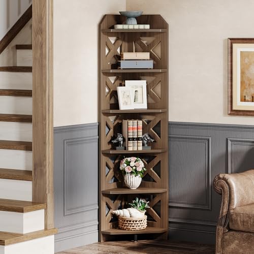 Tribesigns 708 Inch Corner Shelf Bookcase