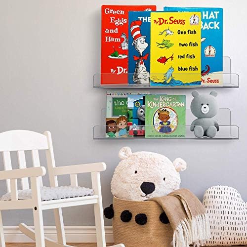 Sorbus Acrylic Floating Shelf Organizer for Home and Decor