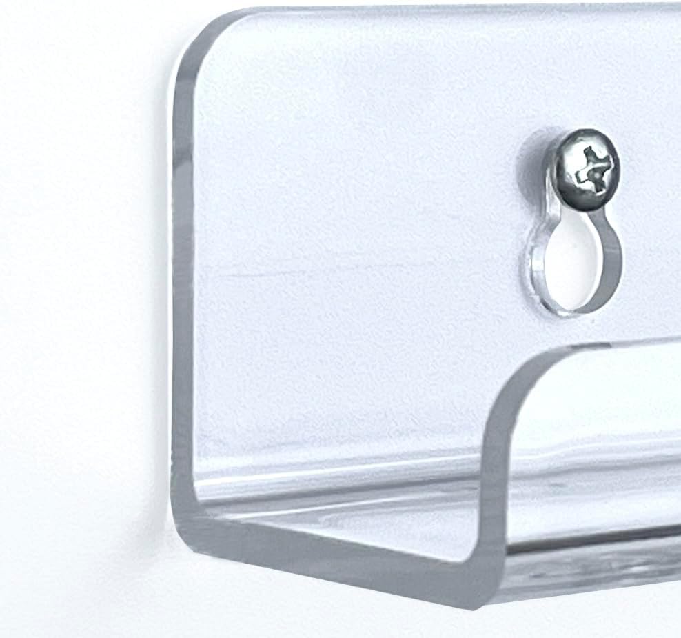 Clear Vinyl Record Wall Shelf 8 Pack 7 Inch