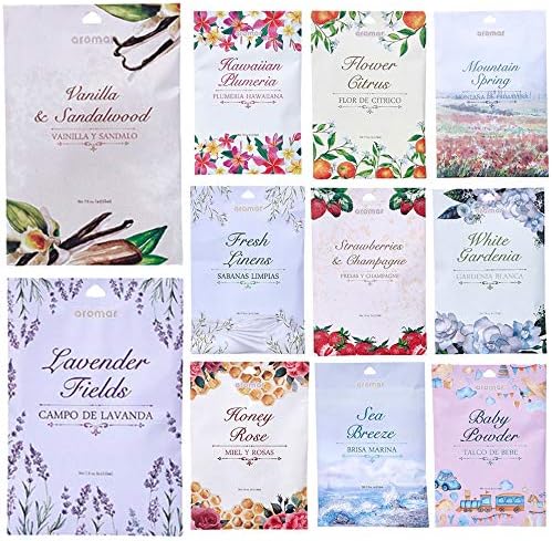 6 Scented Fragrance Sachet Pouch Air Freshener Wardrobe Home Drawer Perfume Bag 1