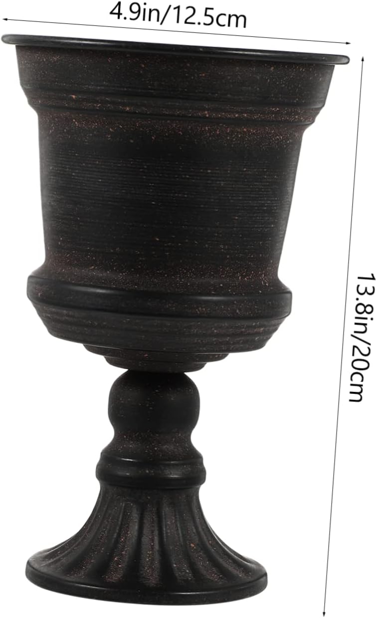 Cabilock 1Pc Metal Flower Vase for Floral Arrangements Decor