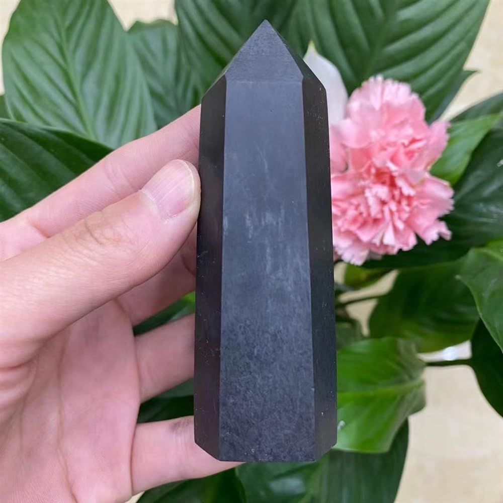 KatLin Natural Mountain Cap Stones Crystal Obelisk Decor 3pcs