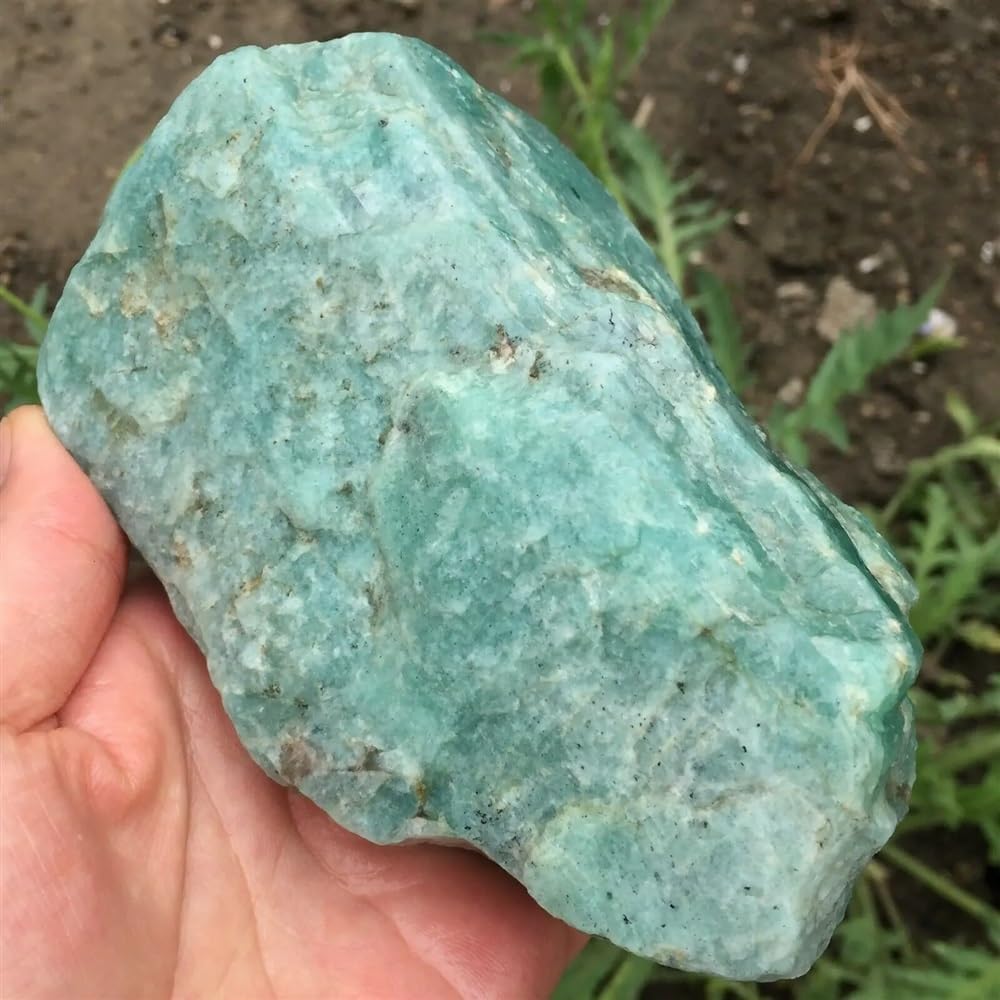 Natural Crystal Amazonite Stone Decorative Healing Specimen 900-1000g