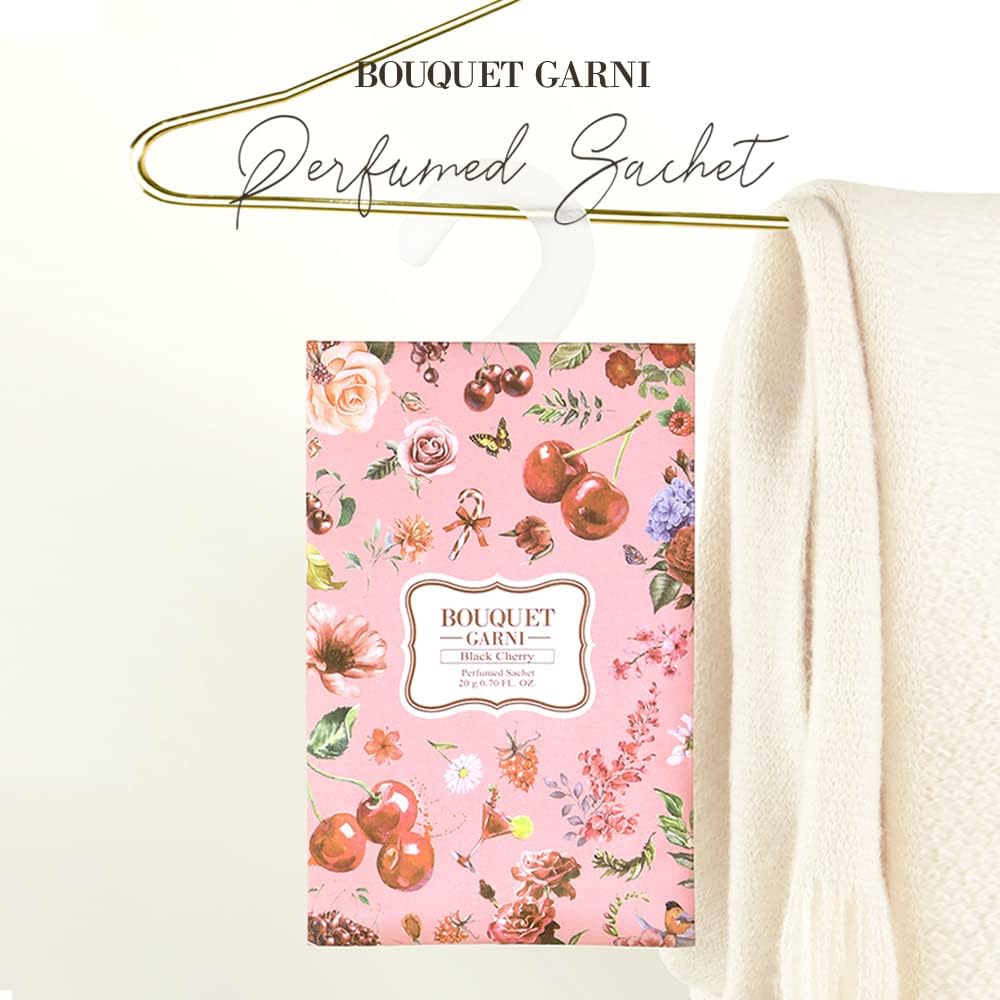 Black Cherry Sachet 20g 2 Count - Fresh Room Closet Deodorizer