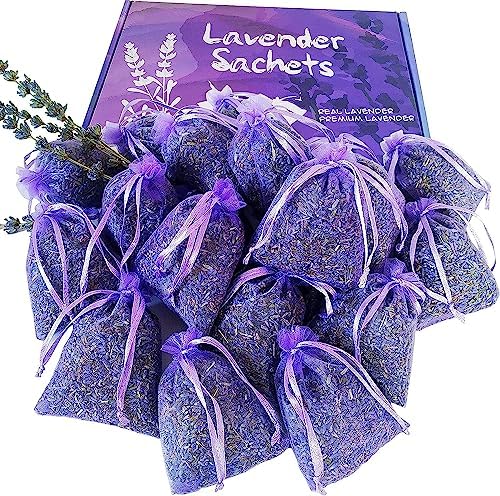 Cedar Space 32 Lavender Sachet Bags for Closets and Drawers