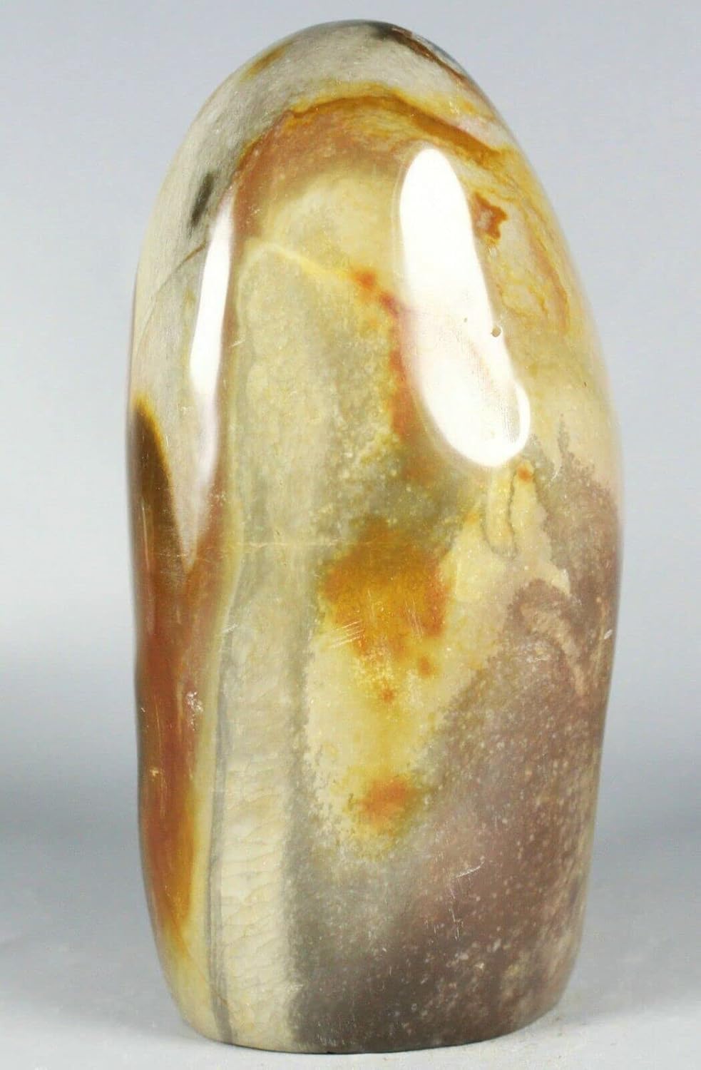 NOVAGEM 568G Polished Polychrome Jasper Display Stand Madagascar