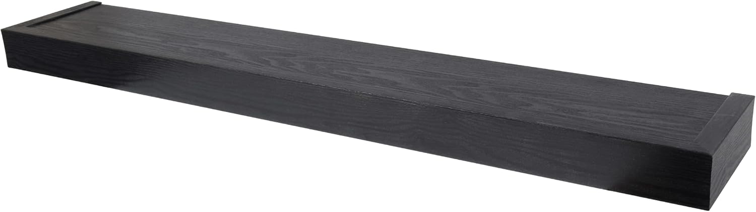 HIGH MIGHTY 36 Floating Shelf 25lbs Black