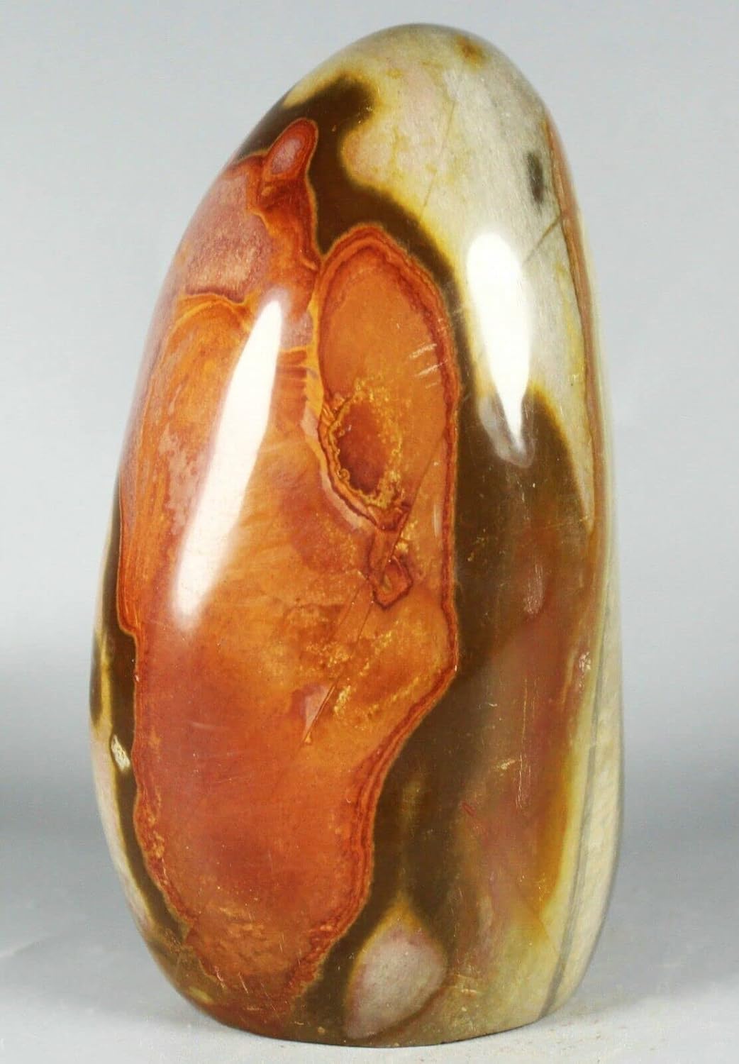 NOVAGEM 568G Polished Polychrome Jasper Display Stand Madagascar