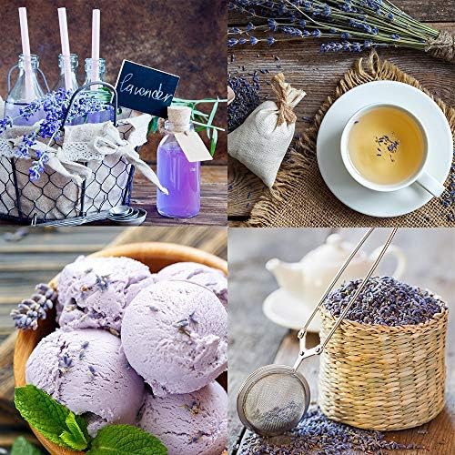 8 Cups Lavender in Large Glass Bottle for Sachets