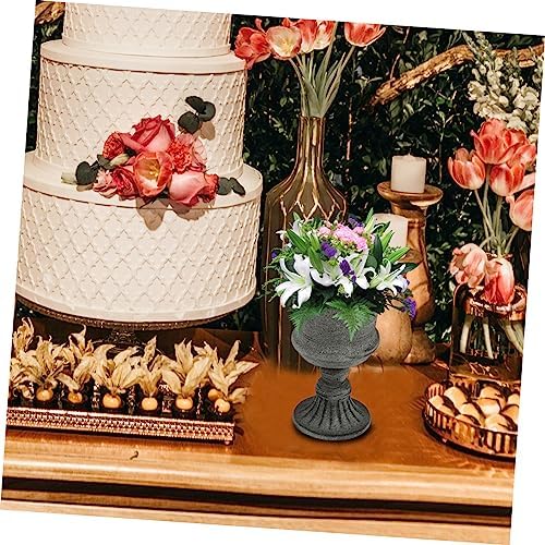 Garneck Vintage Metal Flower Vase for Home Decor and Wedding Centerpiece