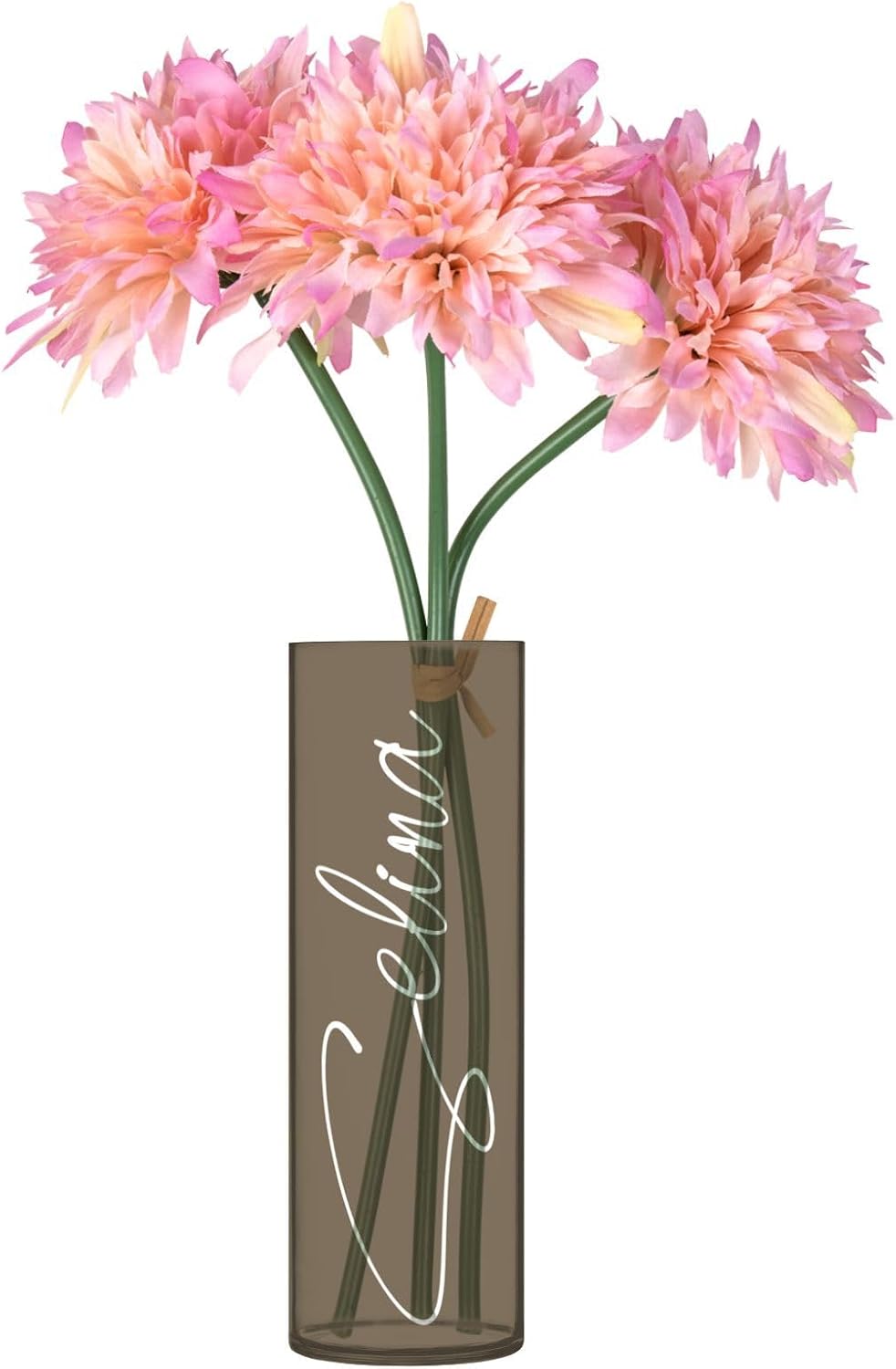 Custom Ash Brown Vase for Centerpieces and Home Decor