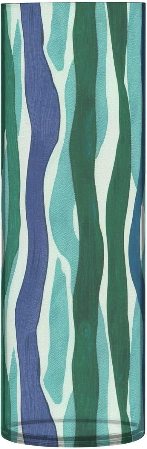 Diblue Green Wave Plastic Hurricane Candle Holder 118 x 39 Inch Wedding Vase