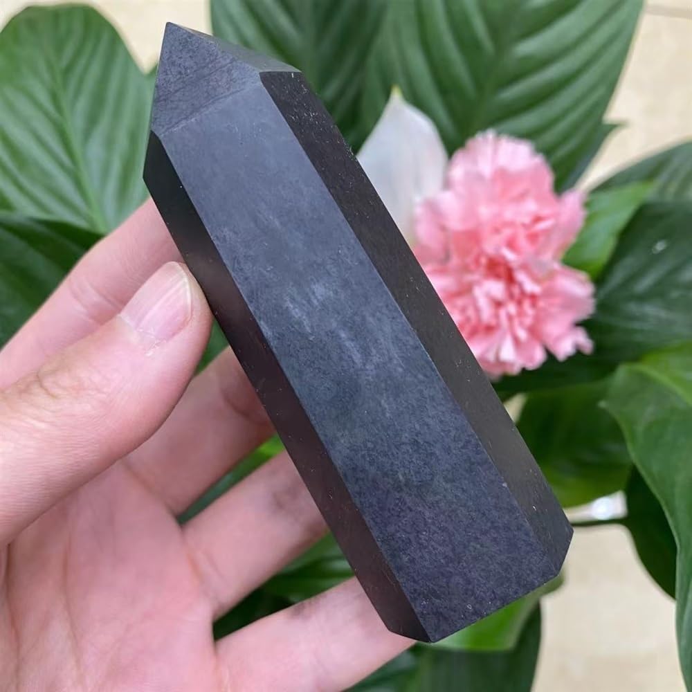 KatLin Natural Mountain Cap Stones Crystal Obelisk Decor 3pcs