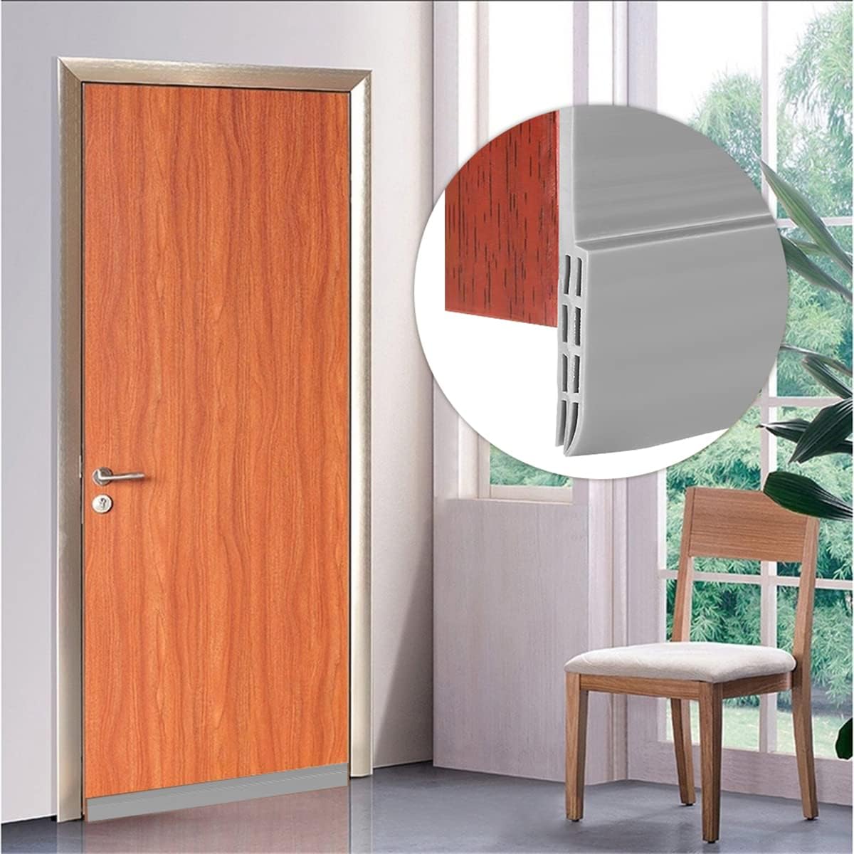 KMUXEJ 39x2 Inch Door Draft Stopper Soundproof Weather Stripping