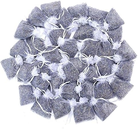 French Lavender Sachets Set of 36 White Home Fragrance