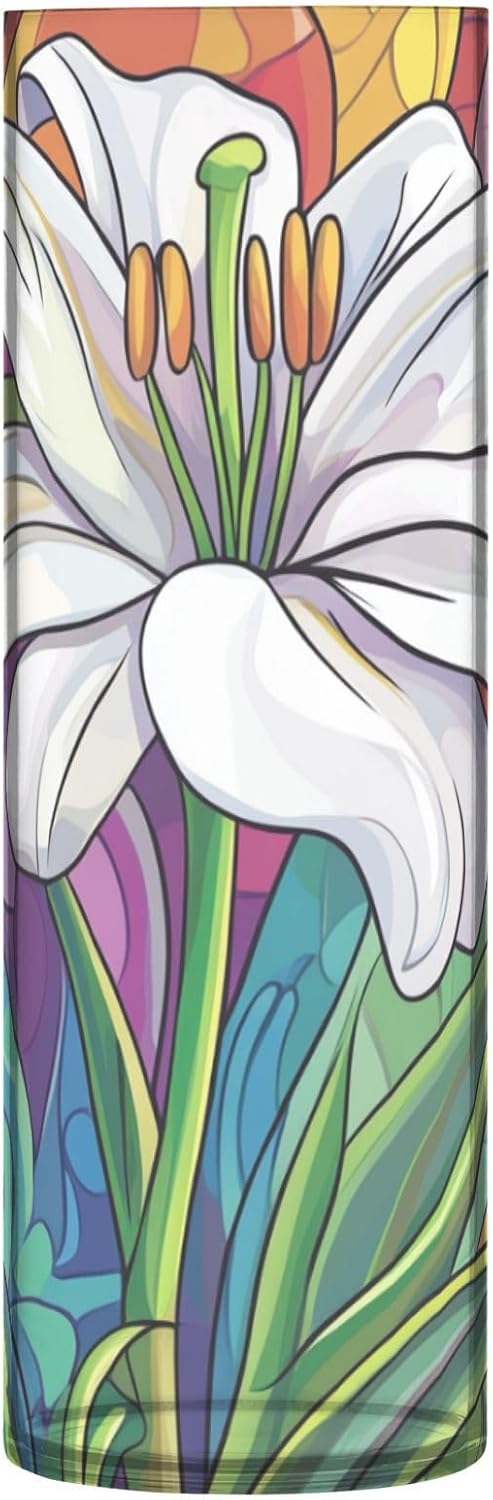 Easter Lily Plastic Flower Vase 118 x 39 Inch Decorative