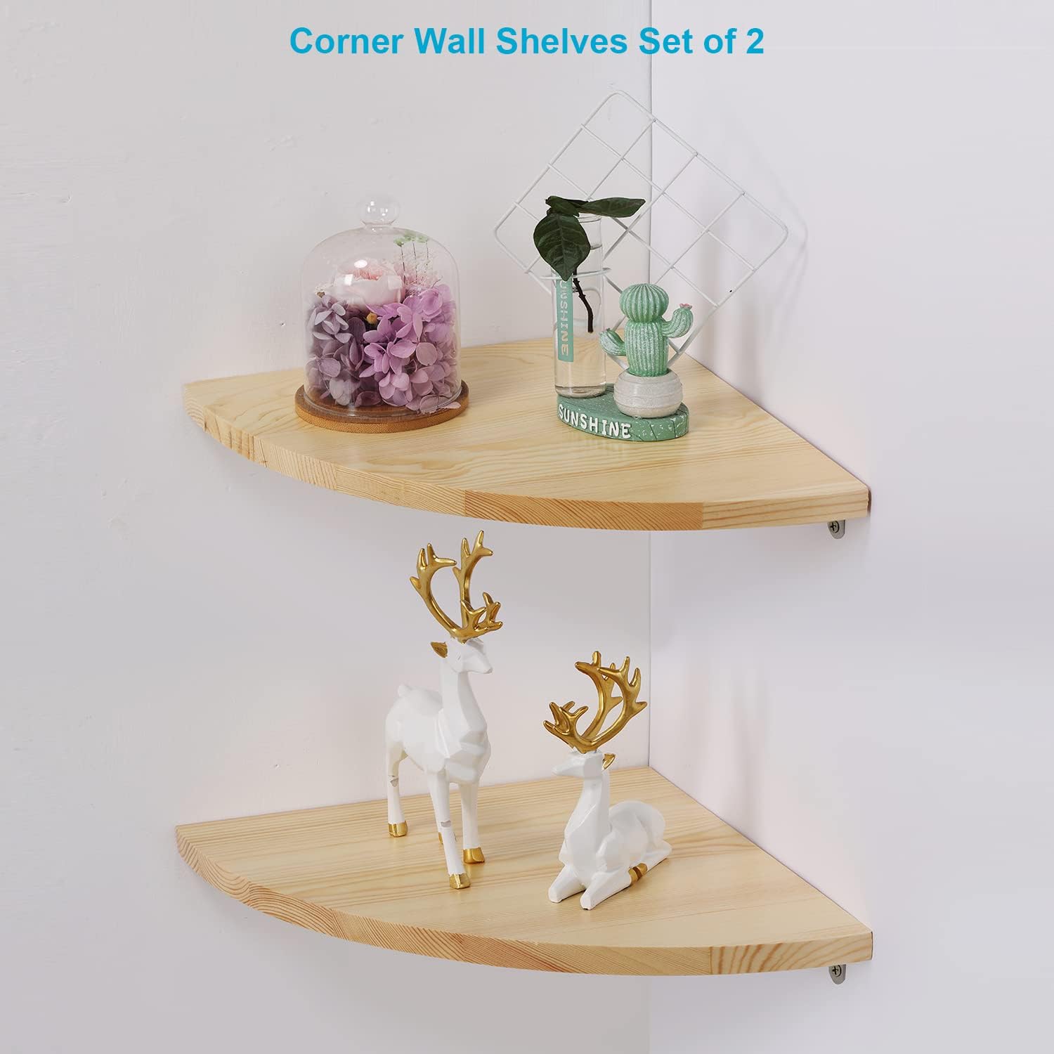 10 Inch Corner Floating Shelf for Wall