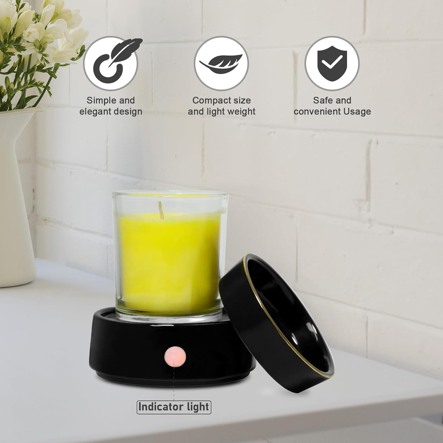 Bobolyn Candle Wax Melt Warmer with Timer