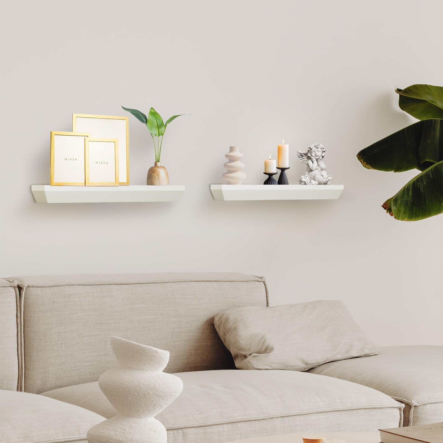 AHDECOR Floating Shelves Set of 2