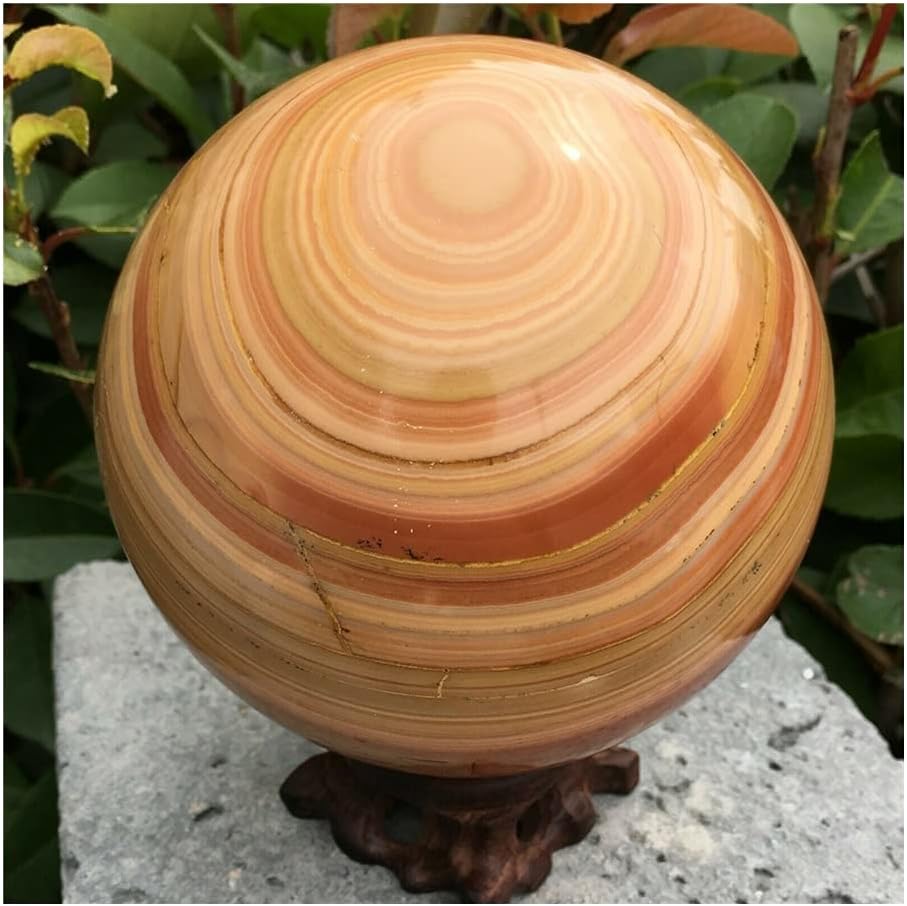 ASPROD Natural Wood Grain Crystal Quartz Gem Room Decoration Stones and Minerals