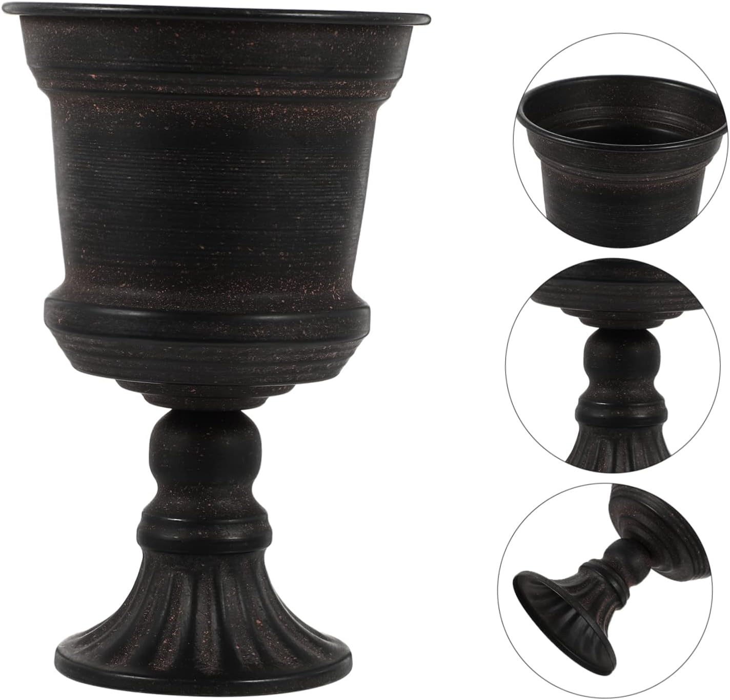 Cabilock 1Pc Metal Flower Vase for Floral Arrangements Decor