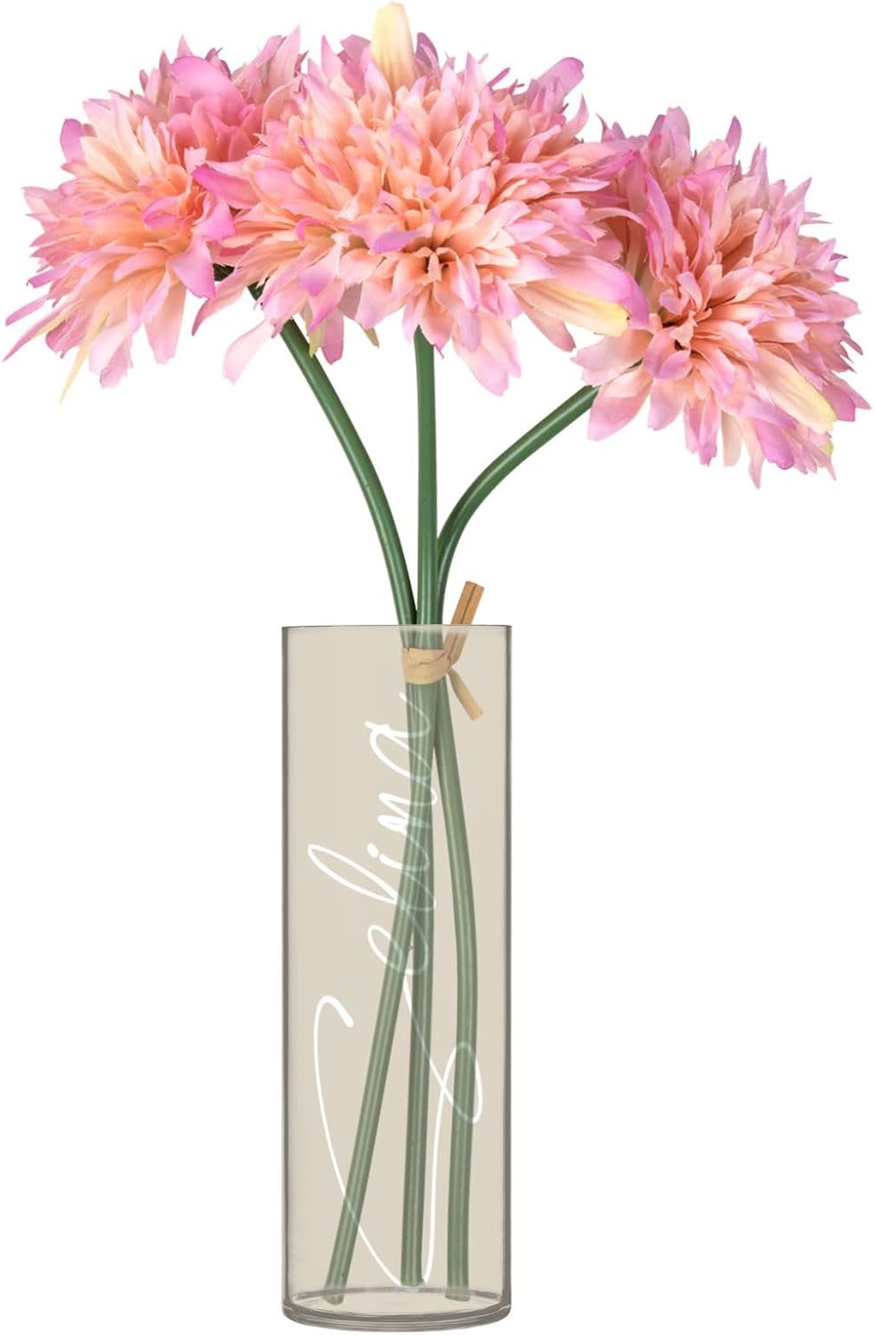 J JOYSAY Custom Beige Light Vase for Centerpieces