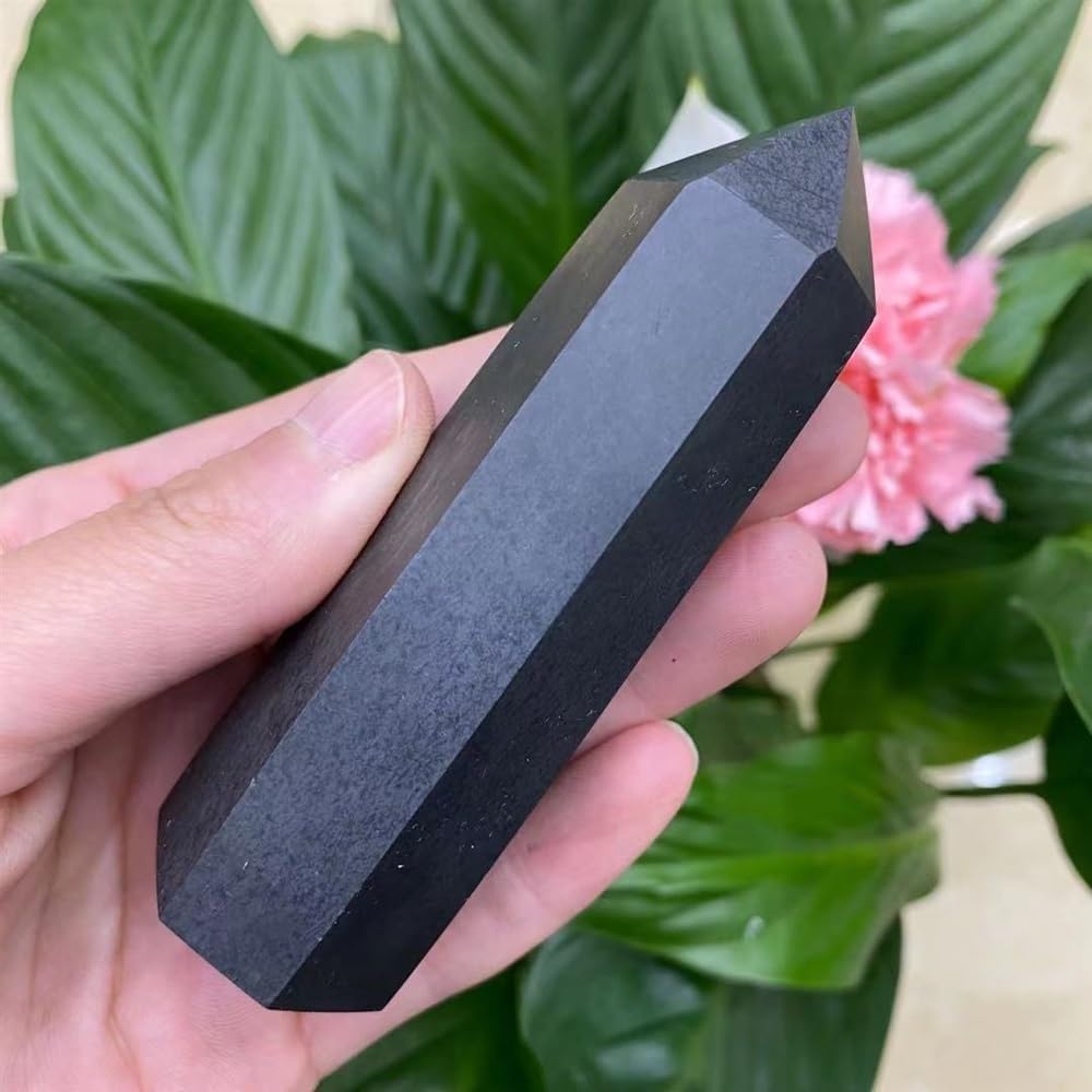 KatLin Natural Mountain Cap Stones Crystal Obelisk Decor 3pcs