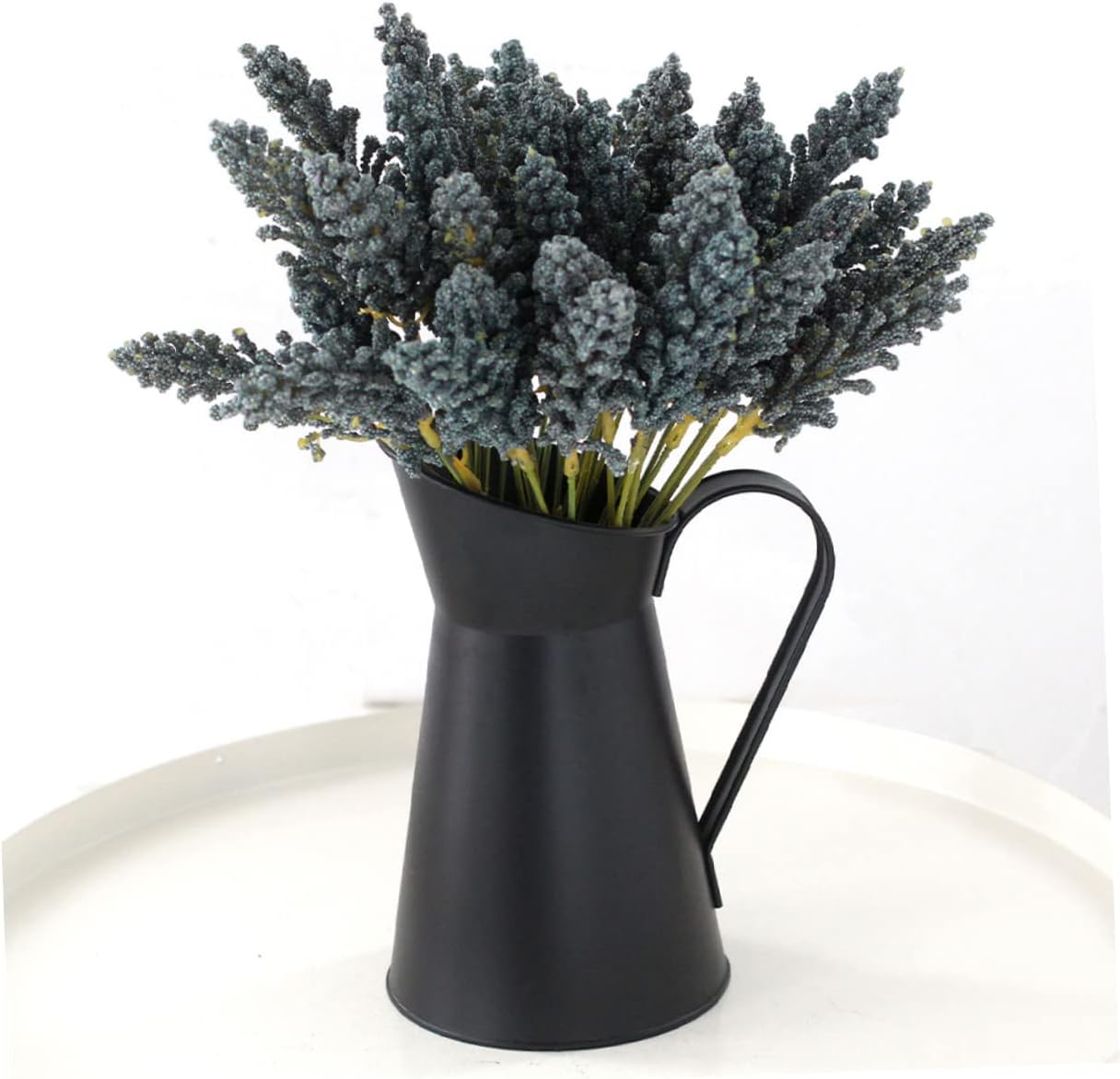 POPETPOP Vintage Flower Bucket Metal Vase for Home