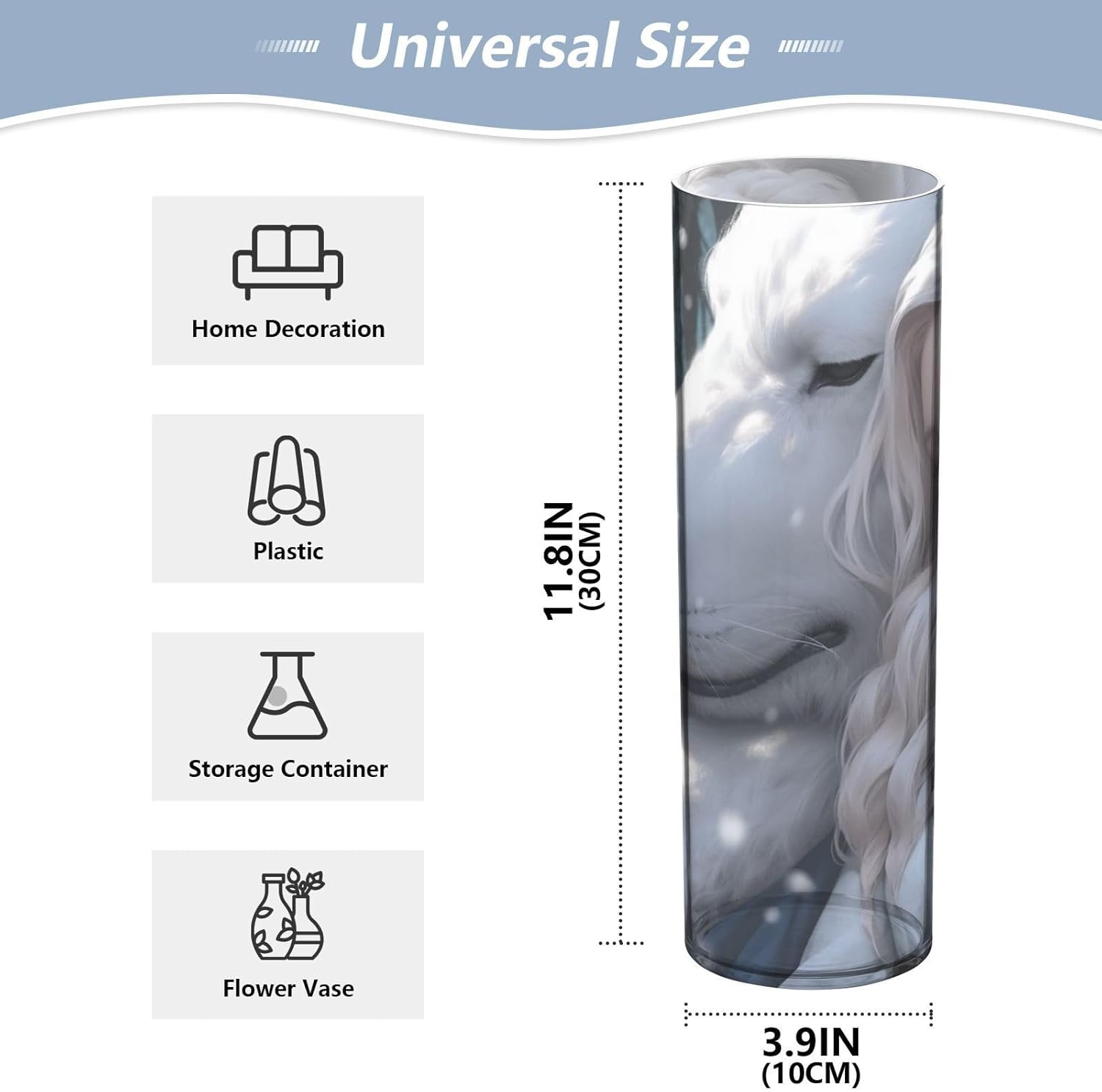 Game Anime Winter Playroom Bear Flower Vase for Home Decor