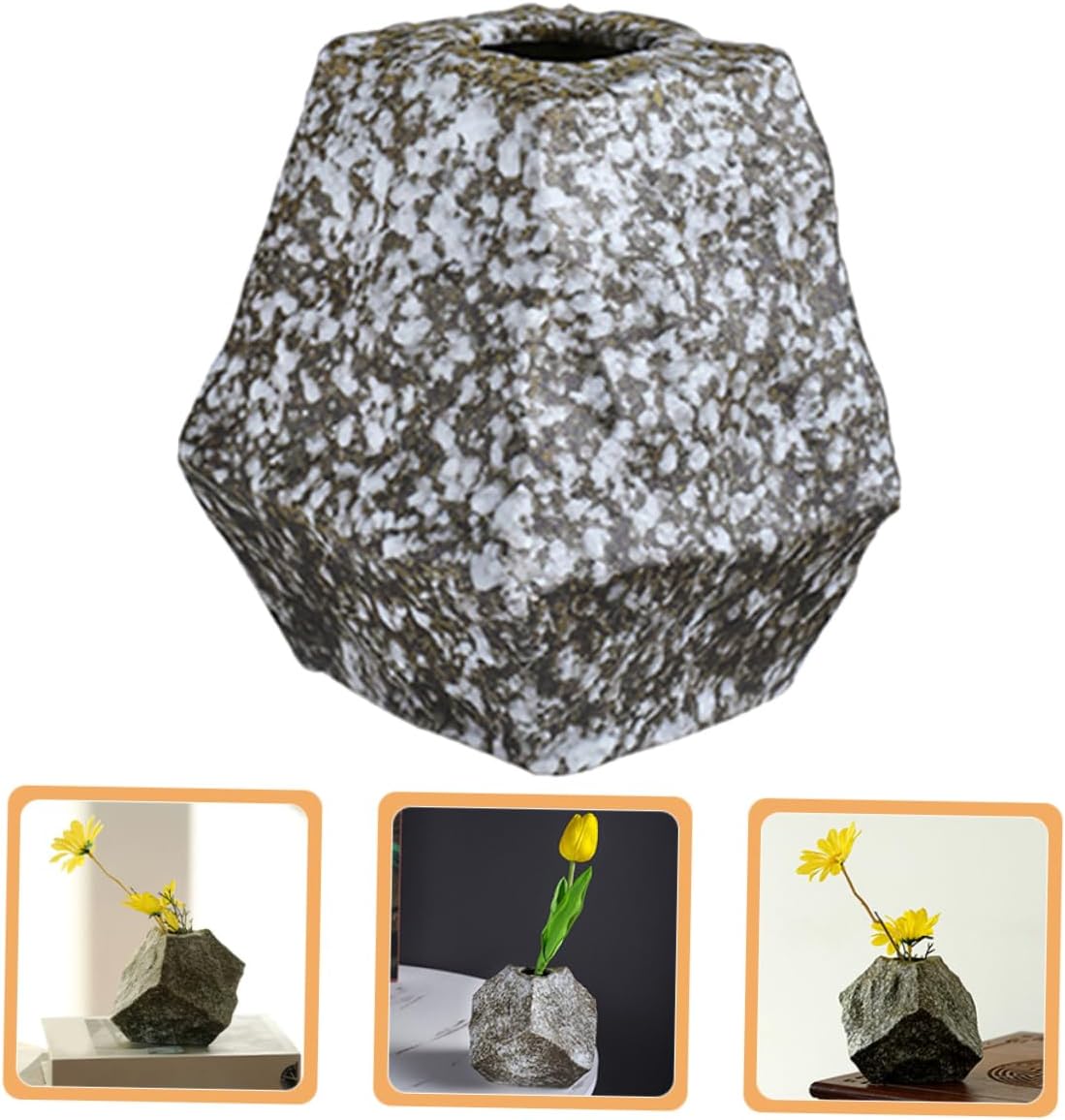 Modern Ceramic Flower Vase with Irregular Design