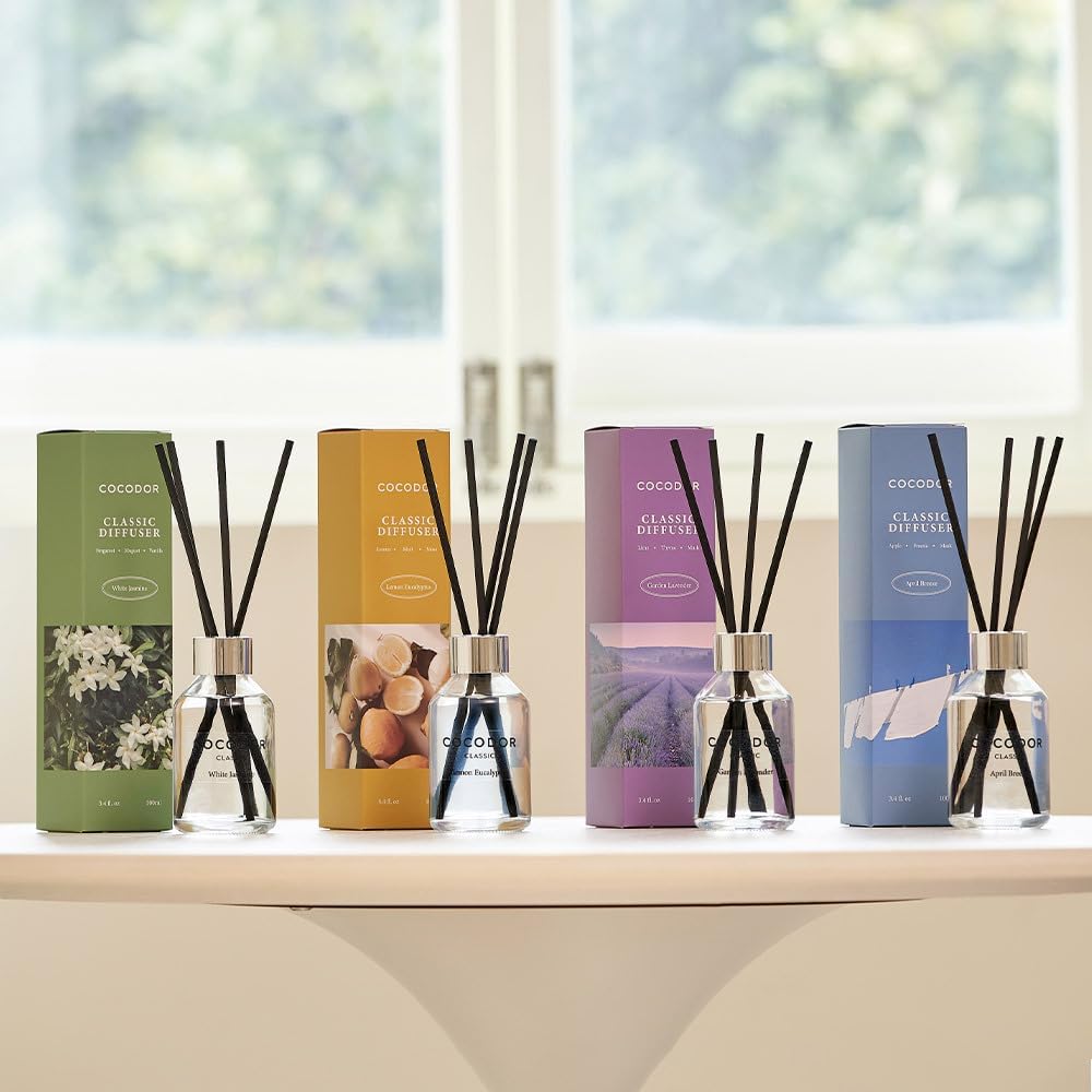 Cocodor Classic Reed Diffuser Set Lemon Eucalyptus 34oz 1 Pack