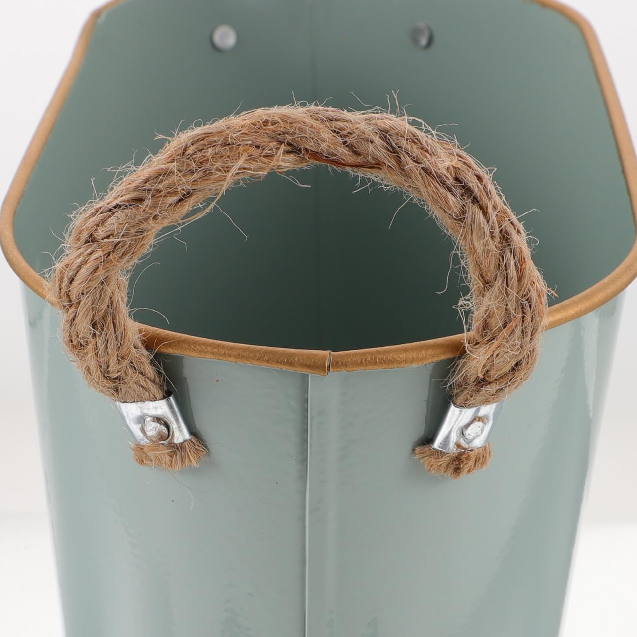 MERRYHAPY Iron Flower Bucket Vintage Decorative Vase