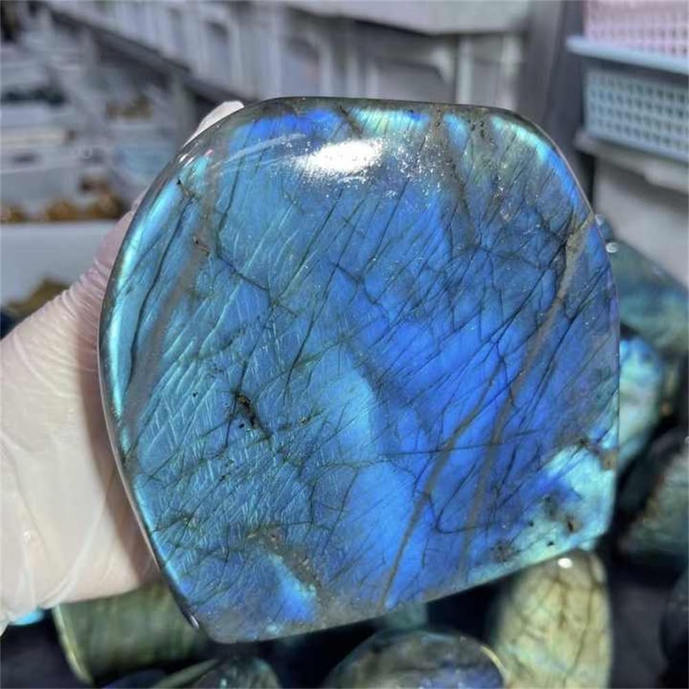 1pc Labradorite Healing Crystal Stand Free Form