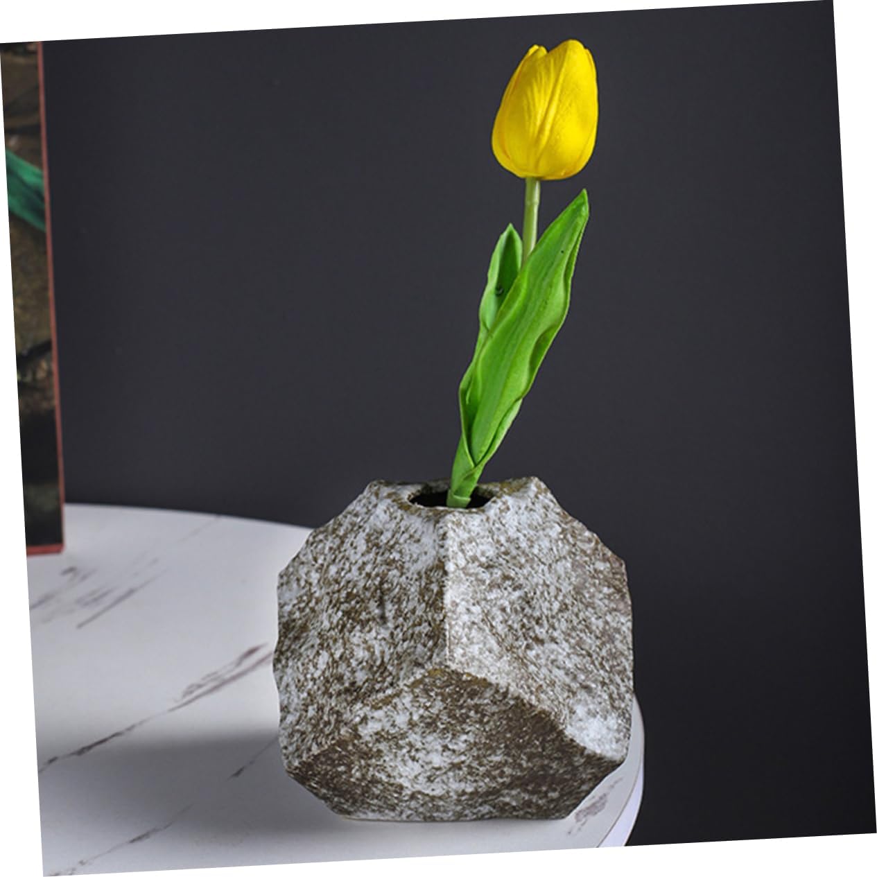 Modern Ceramic Flower Vase with Irregular Design