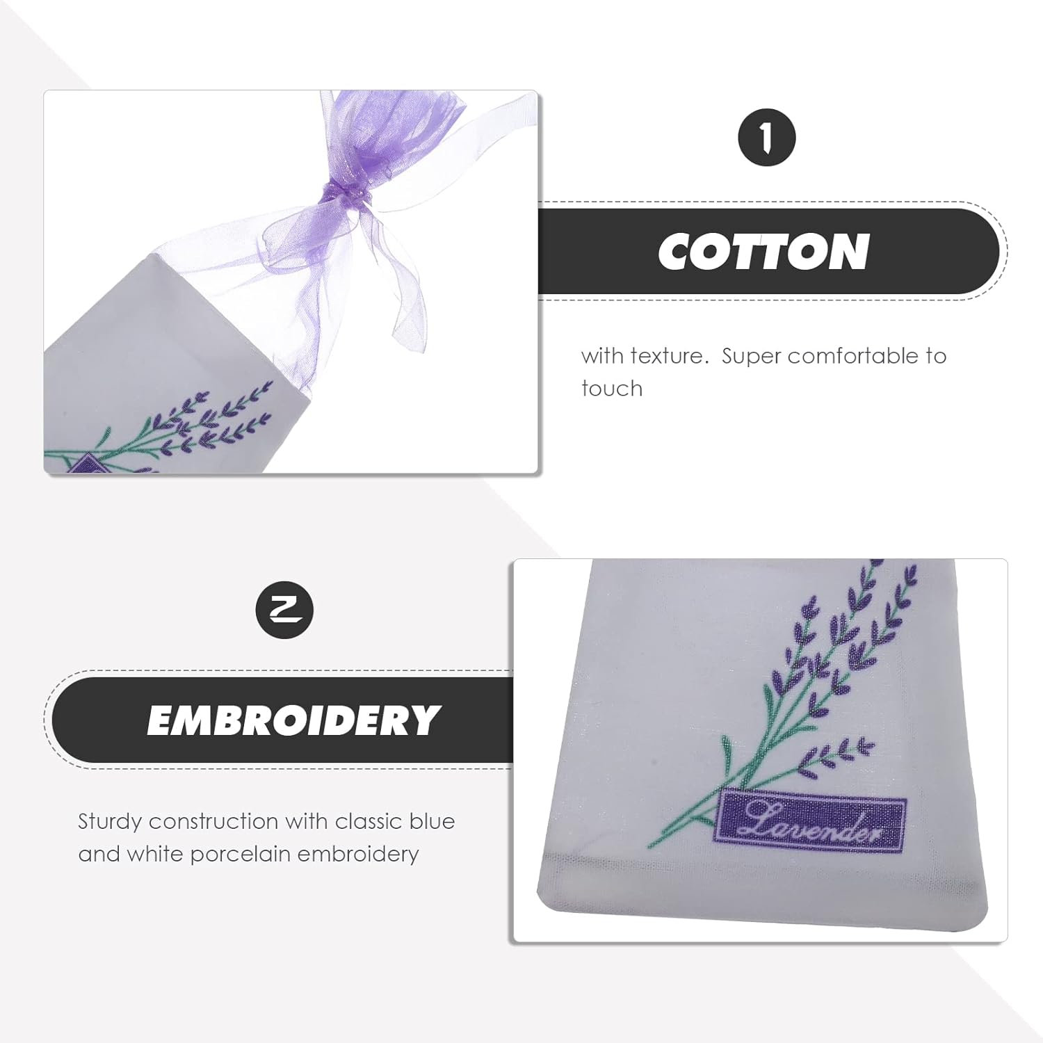 FOMIYES Lavender Sachet Bags 30pcs Empty