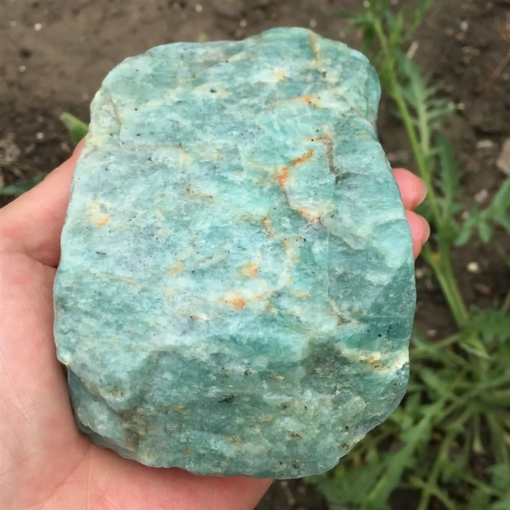 Natural Crystal Amazonite Stone Decorative Healing Specimen 900-1000g