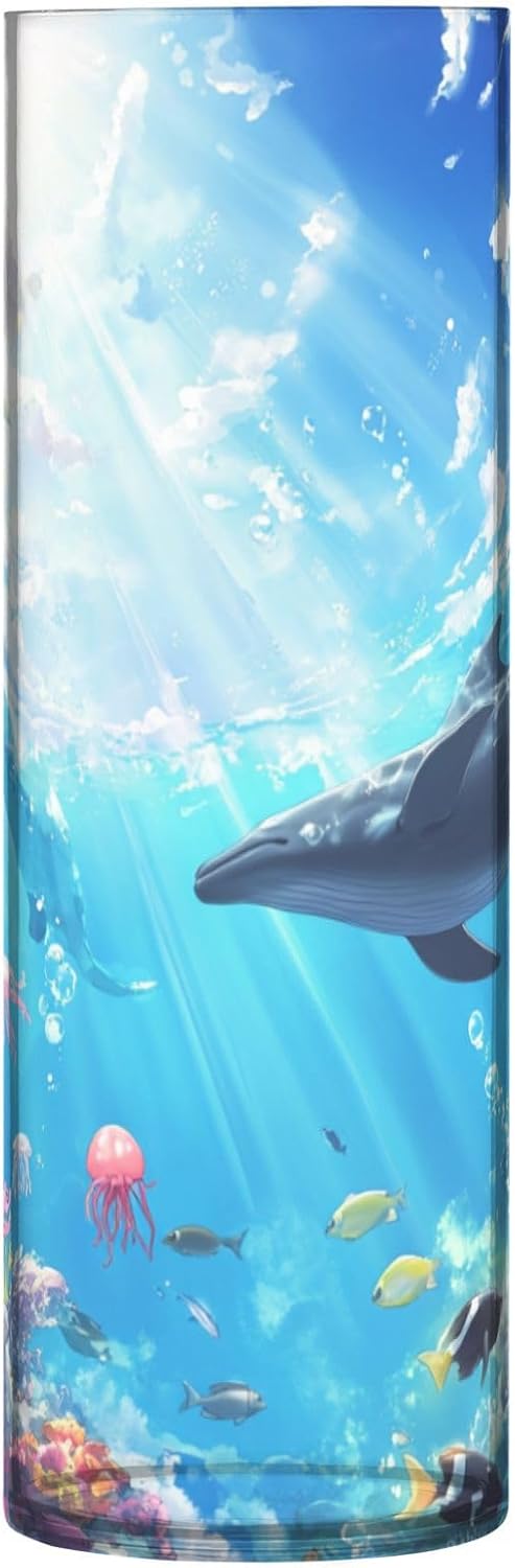 Blue Whale 13 Plastic Flower Vase 118 x 39 Inch Decorative