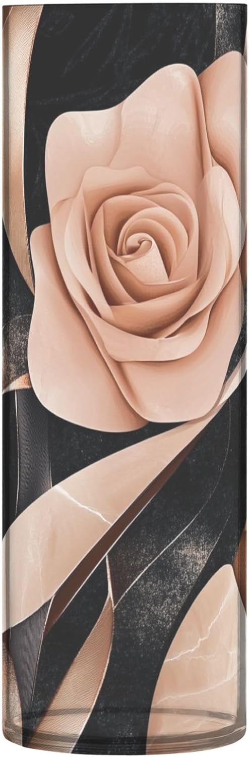 Rose Velvet Ribbon Caramel Black Hurricane Candle Holder 118 x 39 Inch