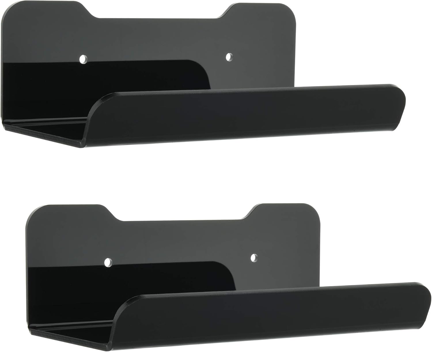 Cosmos 2 Pcs Acrylic Floating Wall Shelves for Home Decor