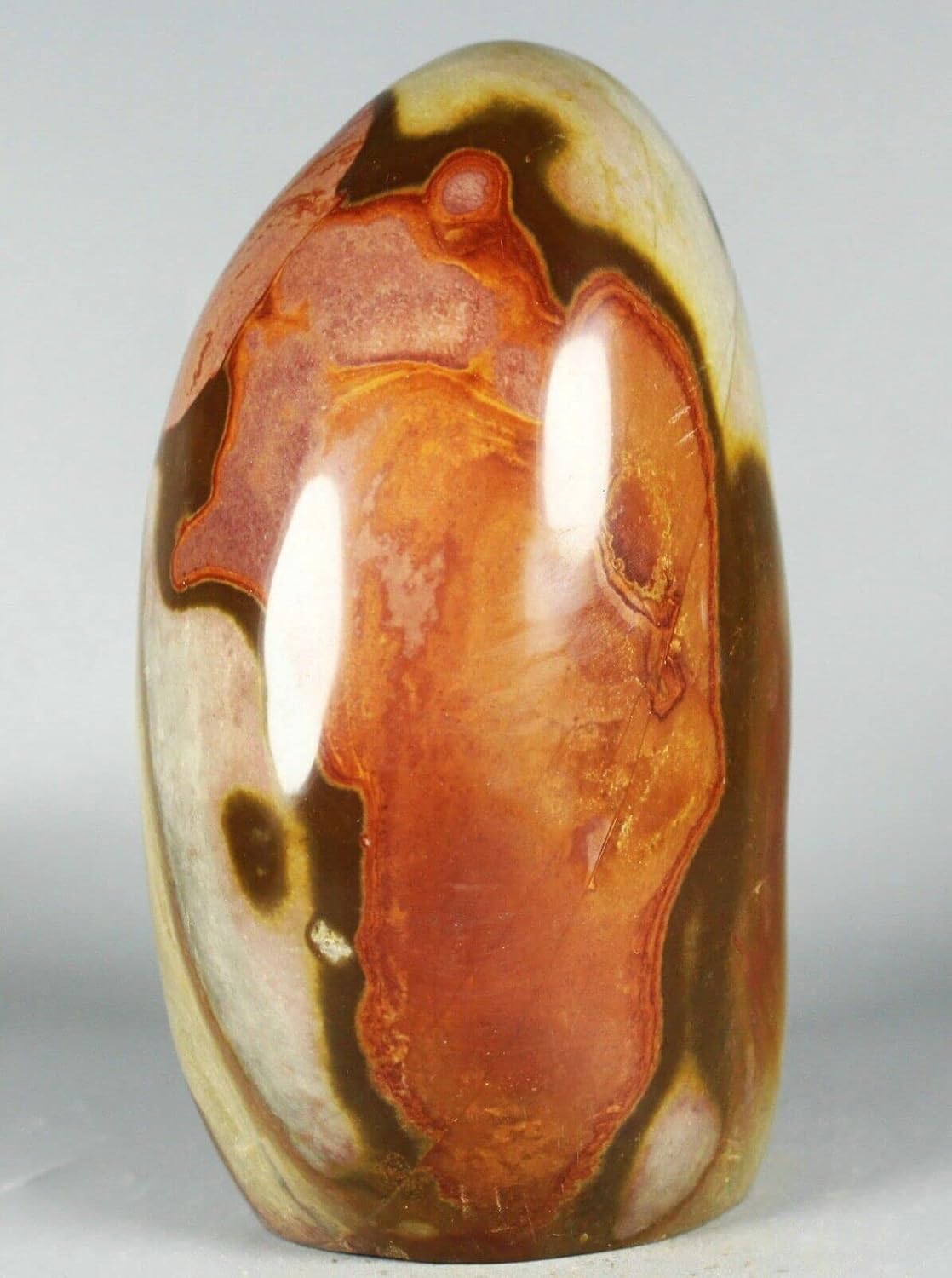 NOVAGEM 568G Polished Polychrome Jasper Display Stand Madagascar
