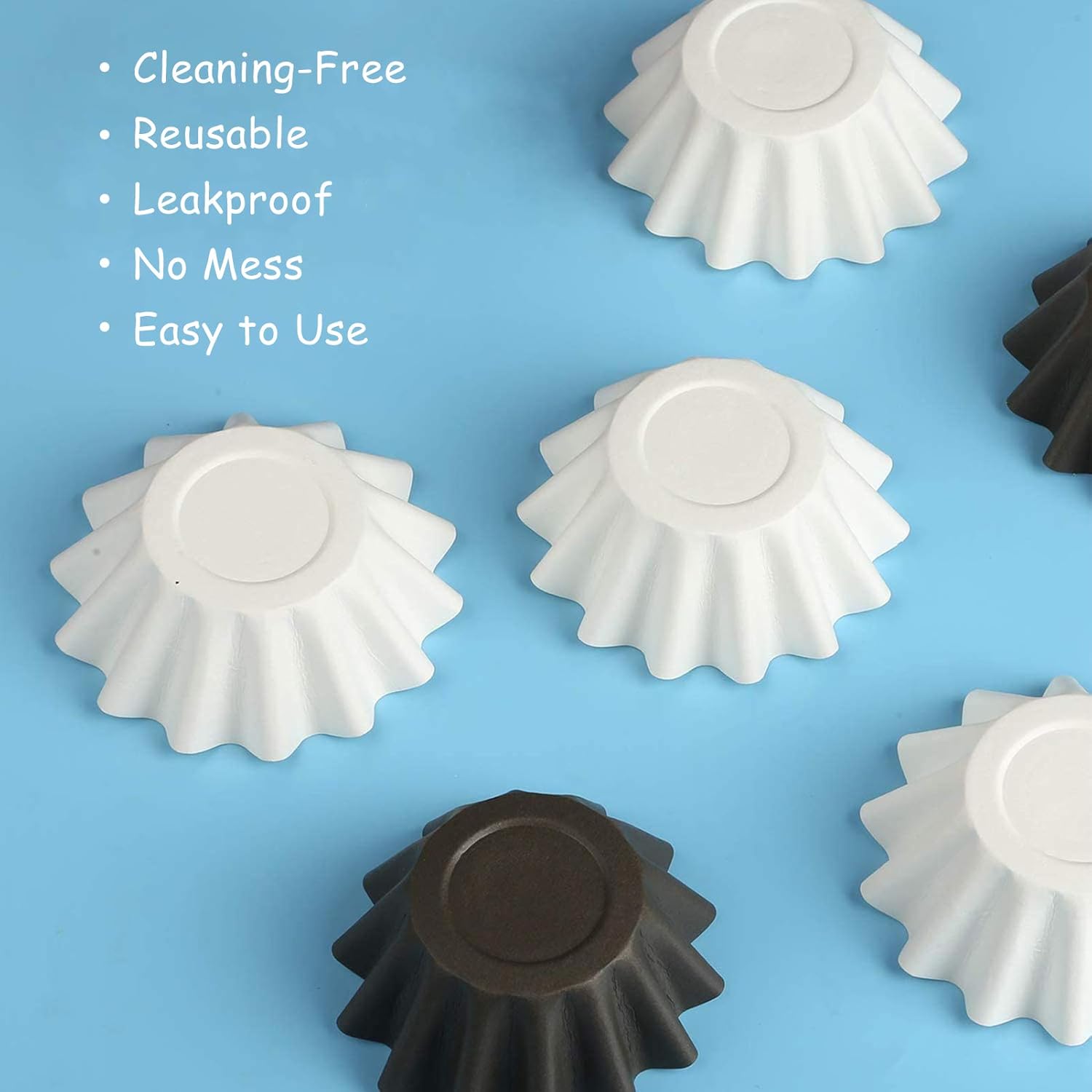 50 Wax Melt Warmer Liners - Leakproof Reusable Safe for Scented Wax Cubes