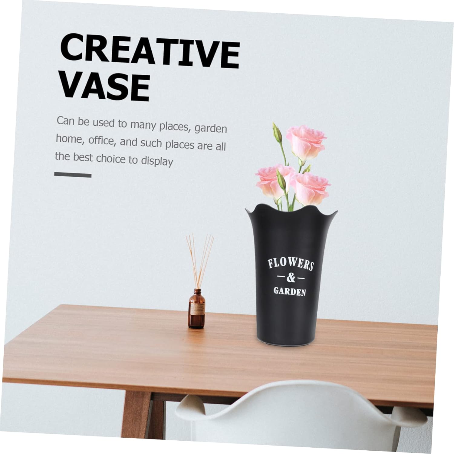Toyvian Acrylic Flower Arranging Bucket Vase