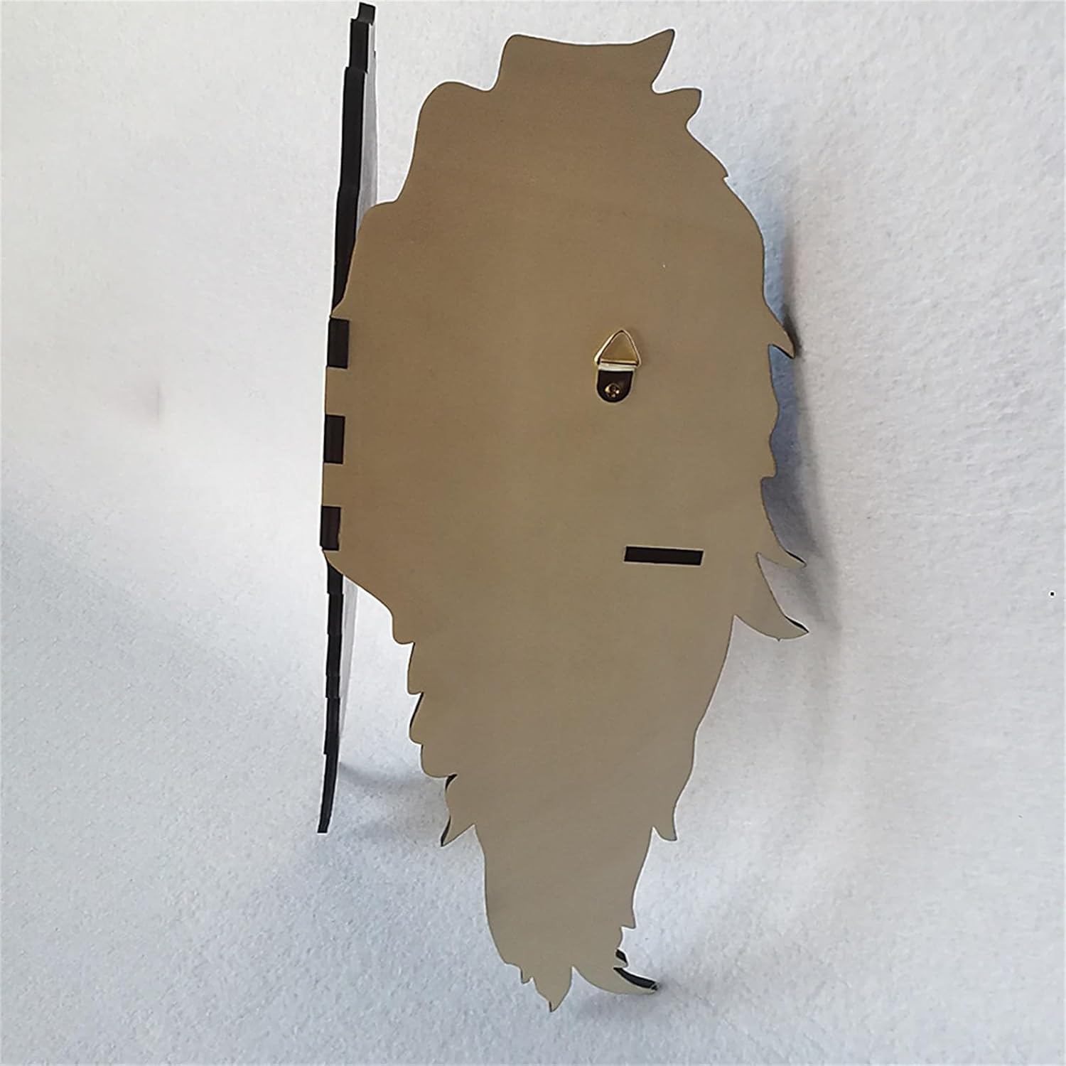 Wooden Floating Corner Shelf with Butterfly Design