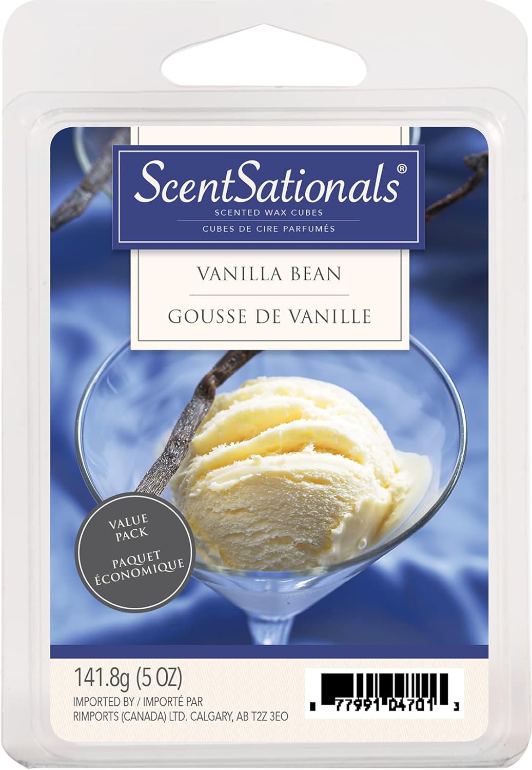 Scentsationals Scented Wax Cubes - Vanilla Bean 10oz 24-Cubes