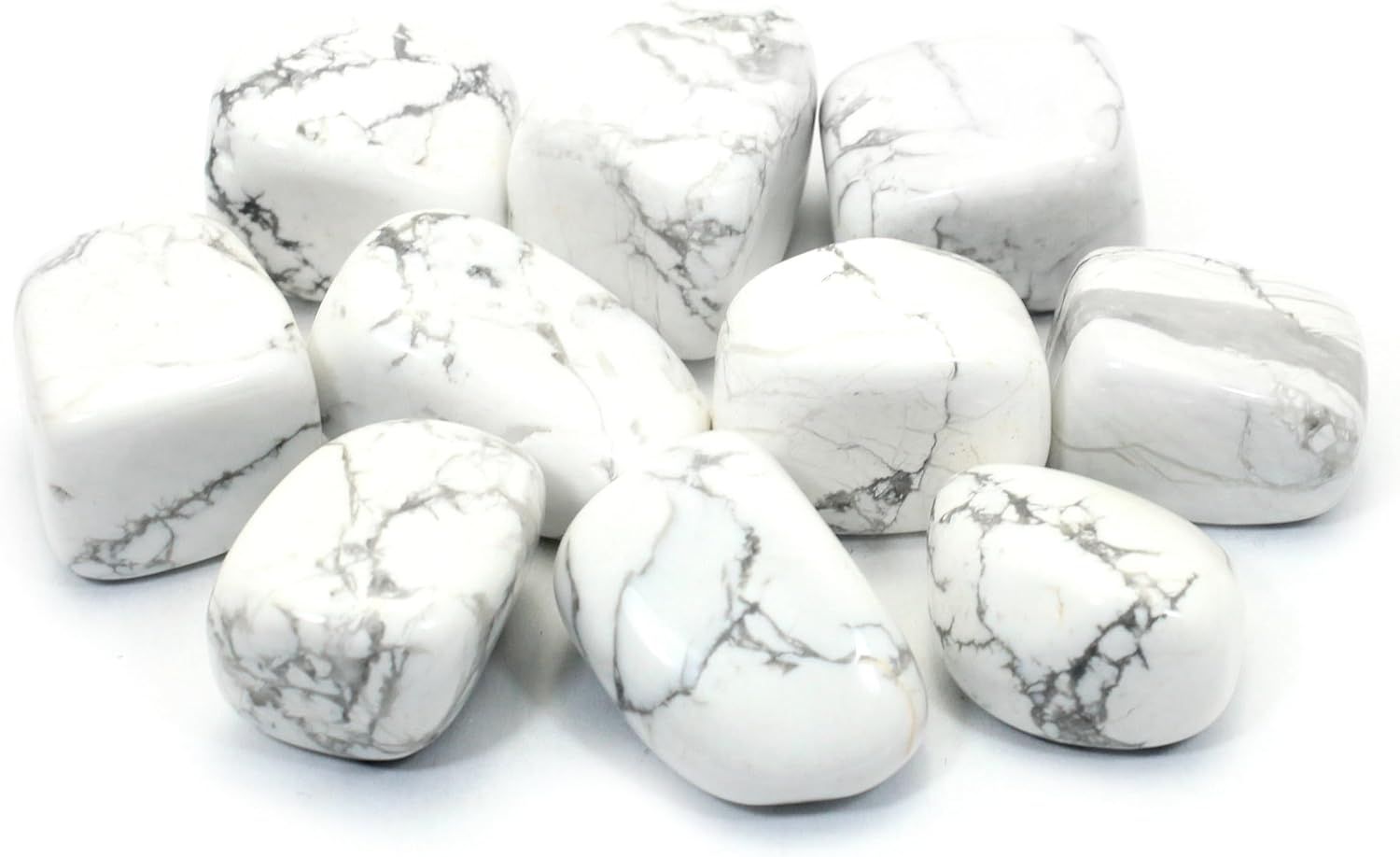 CrystalAge Howlite Tumble Stone Pack of 5
