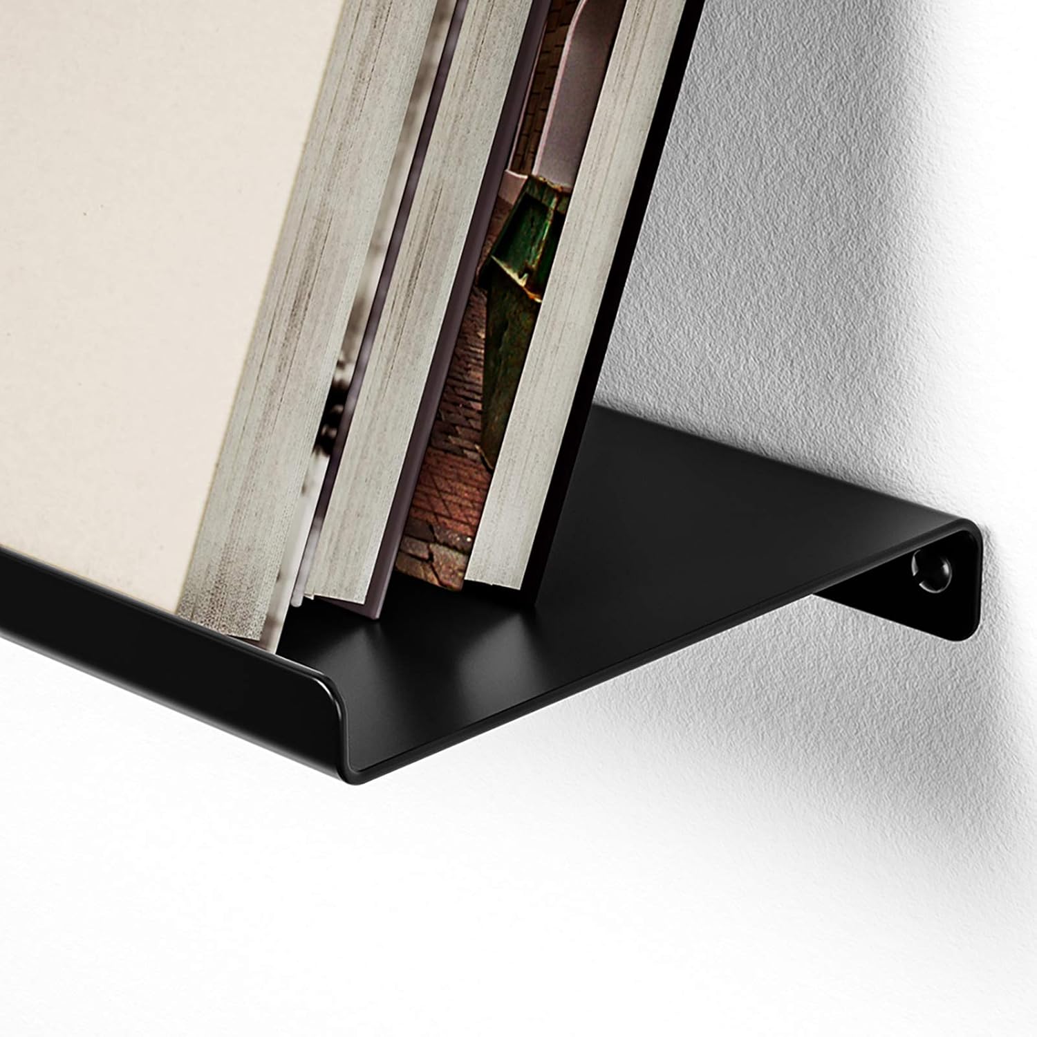 SRIWATANA Black Floating Shelves Set of 3 for Home